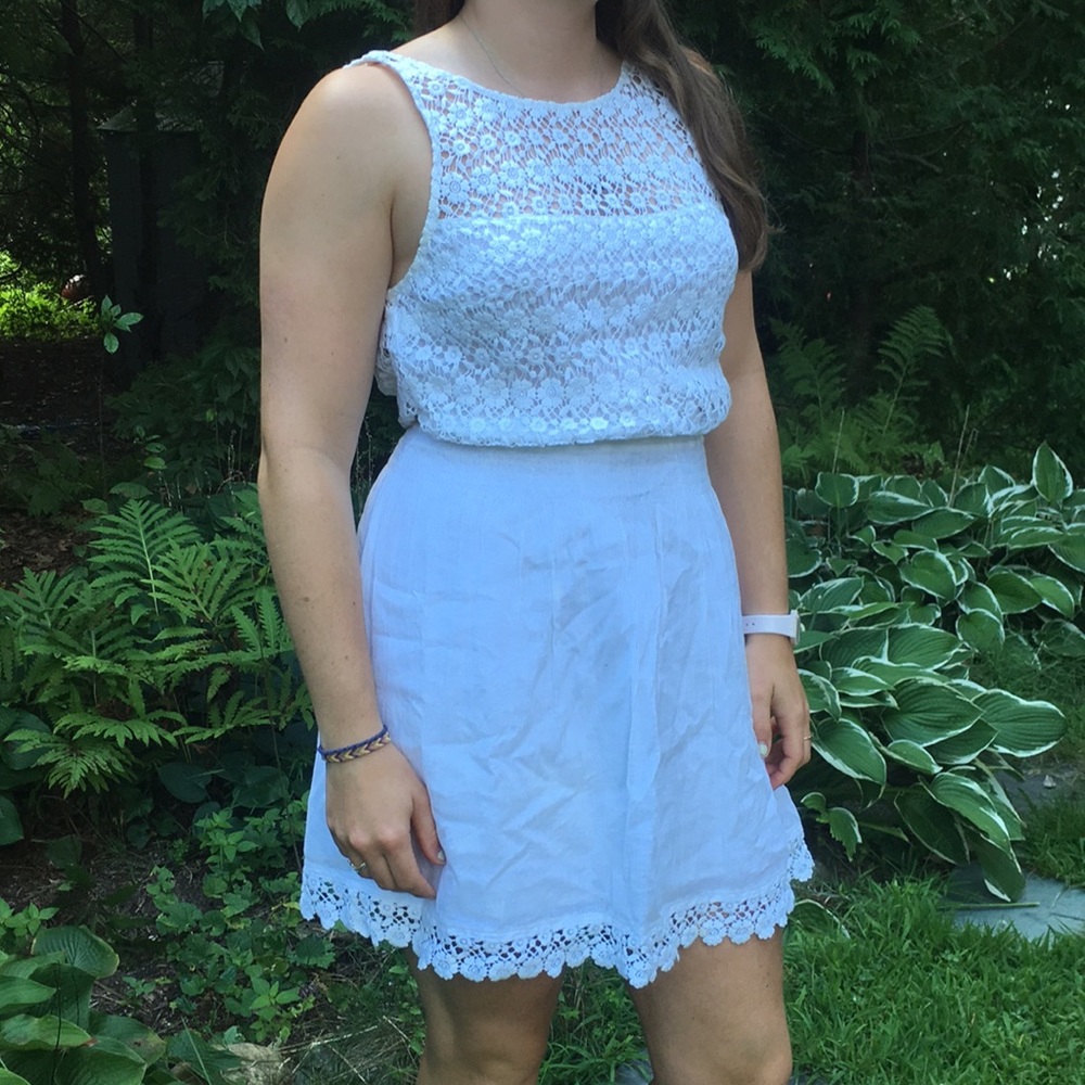 Pretty summer white dress